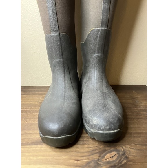 Muck Men's Wetland Brown Boots TWO DIFF SIZES (9/9.5, 8/8.5) Orange Lined - Picture 4 of 16
